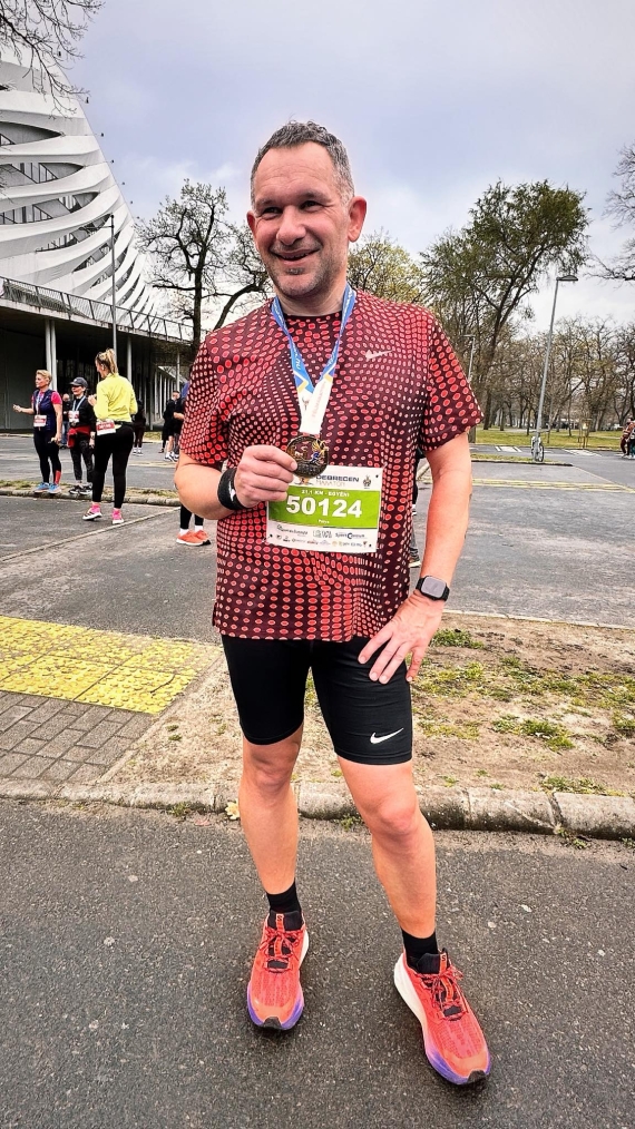 Hegedűs-Szenteczki Péter - Új egyéni rekord félmaratonon
